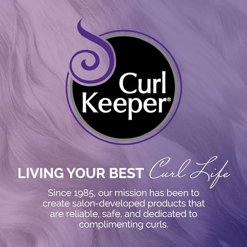 Curl Keeper Treatment Shampoo for Curly Hair, 33.8 Fl Oz - Daily Hair Shampoo Gently Cleanses & Strengthens All Curl Types - Rebuilds & Restores Damaged Hair - Water Based & Sulfate Free Shampoo