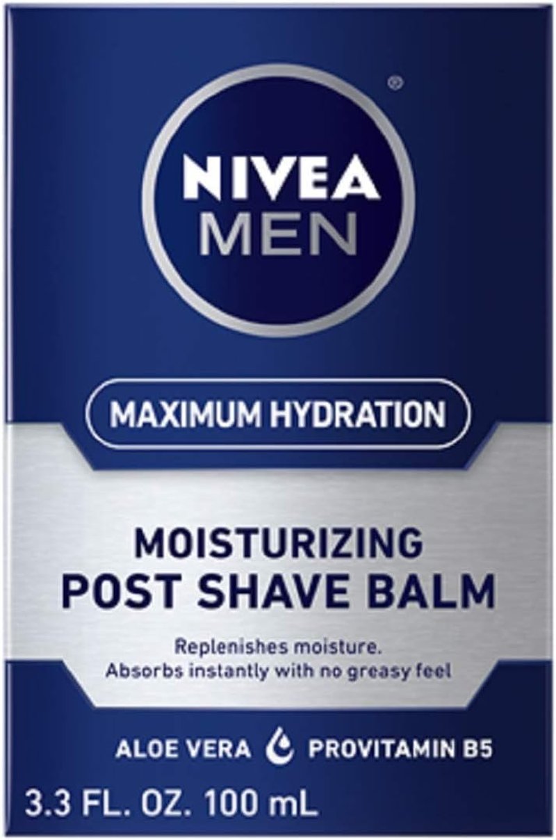Nivea for Men Post Shave Balm - Soothing & Hydrating Formula | 3.30 oz (Pack of 2)