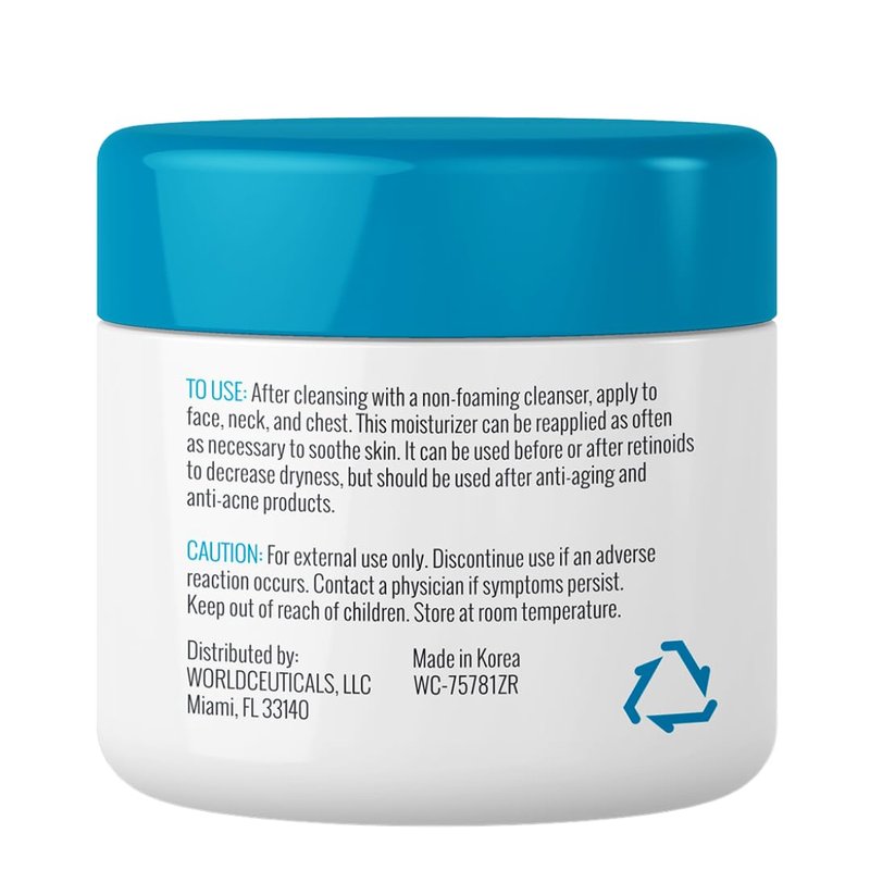 ZERAFITE Soothing and Calming Face Moisturizer for Dry & Sensitive Skin Types (2.2 fl. oz./65 ML)