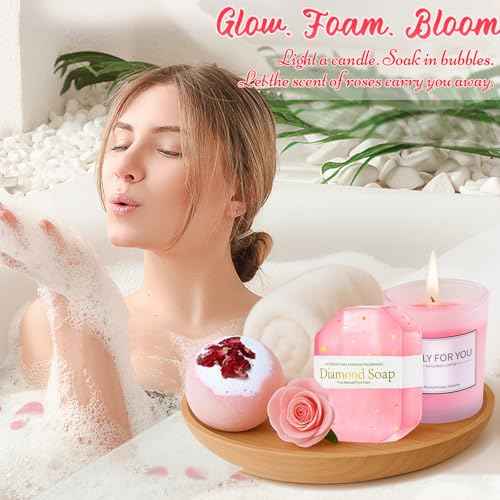 Gift Baskets for Women, Unique Care Package for Women, Self Care Christmas Gifts with Inspirational Gifts Blanket, Get Well Soon Gift for New Mom Wife Sister Friends Birthday