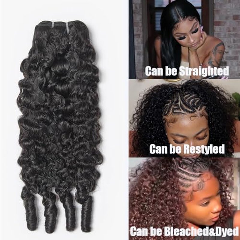 Burmese Curly Bundles Human Hair 12 Inch Human Hair 4 Bundles 100% Unprocessed Quick Weave 3c4a Real Human Hair Extensions Natural Black