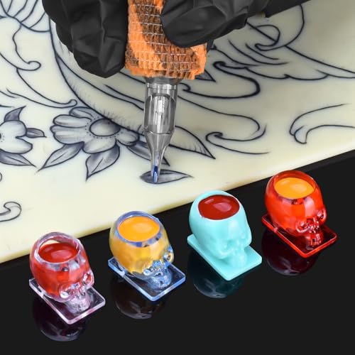 ATOMUS 50pcs Tattoo Cartridge Needles Size #10 RS RM M1 Purple Round Liner Tattoo Needles for Tattoo Gun Pen (5RS+7RS+9RS+7M1+9M1+11M1+7RM+9RM+11RM+15RM)