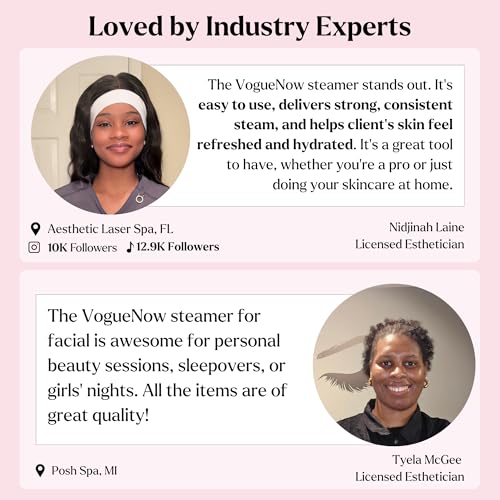 Facial Steamer Spa Kit with Complimentary 17 Skin Care Tools | Face Steamer for Facial Deep Cleaning with Towel Warmer & Humidifier Mode| Self Care Gifts for Women, Spa Gifts, Birthday Gifts for Women