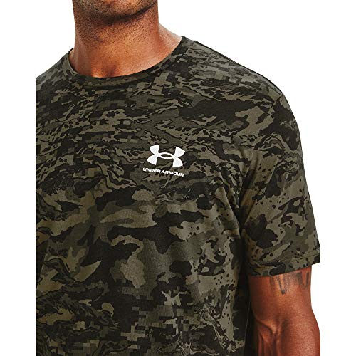 Under Armour Men's ABC CAMO Short-Sleeve T-Shirt, Black (001)/White, XX-Large Tall