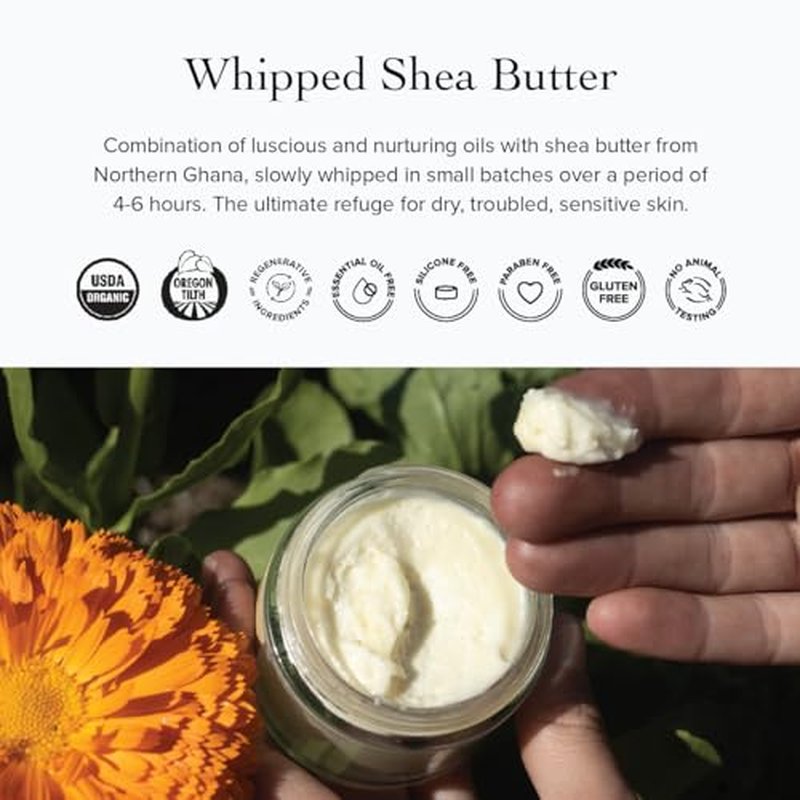 evanhealy Whipped Neroli Frankincense Body Butter | Organic Shea with Silky Plant Oils to Soften & Moisturize All Skin | For Face and Body