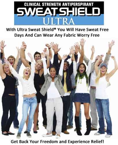 Sweat Shield Ultra Antiperspirant Wipes - Reduce Sweat Up To 7 Days Per Wipe (Pack of 10). Clinical Strength. Dermatologist Recommended.
