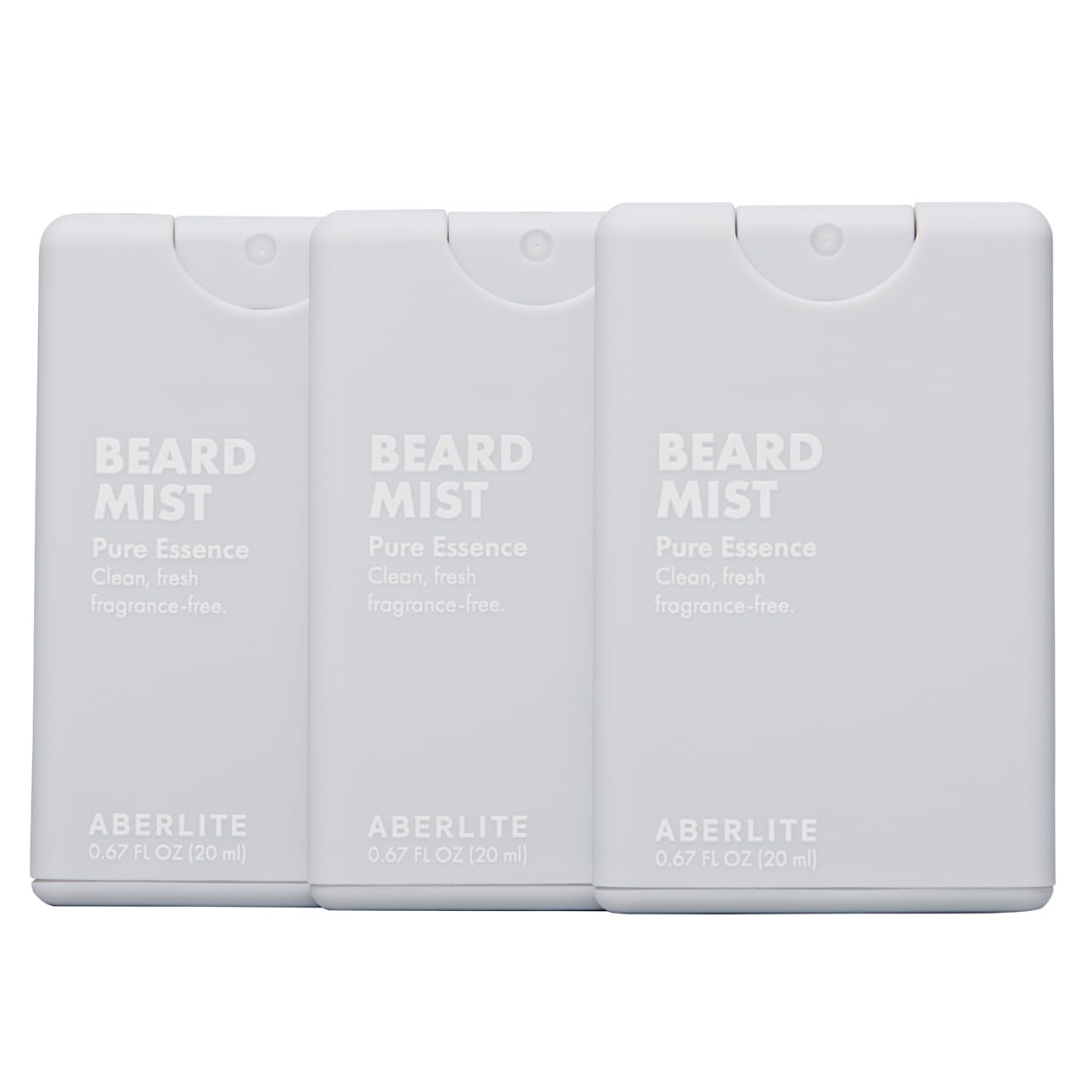 Aberlite Beard Mist - Beard Soften & Tame Spray - Hydrating Mist (Pure Essense 3-Pack)