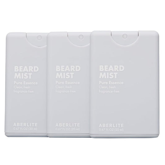 Aberlite Beard Mist - Beard Soften & Tame Spray - Hydrating Mist (Pure Essense 3-Pack)