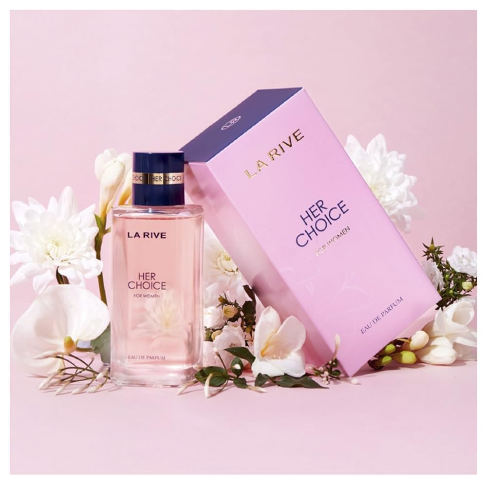 LA RIVE HER CHOICE for Women | 3.3 Oz / 100 ml EDP NIB (2022)
