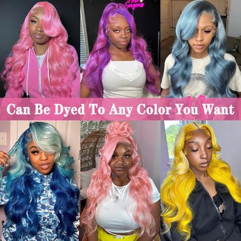 13x6 613 Lace Front Wig Human Hair 200% Density Blonde Wig Human Hair Body Wave HD Lace Frontal Wigs for Women Pre Plucked Blonde Human Hair Wig 30 Inch