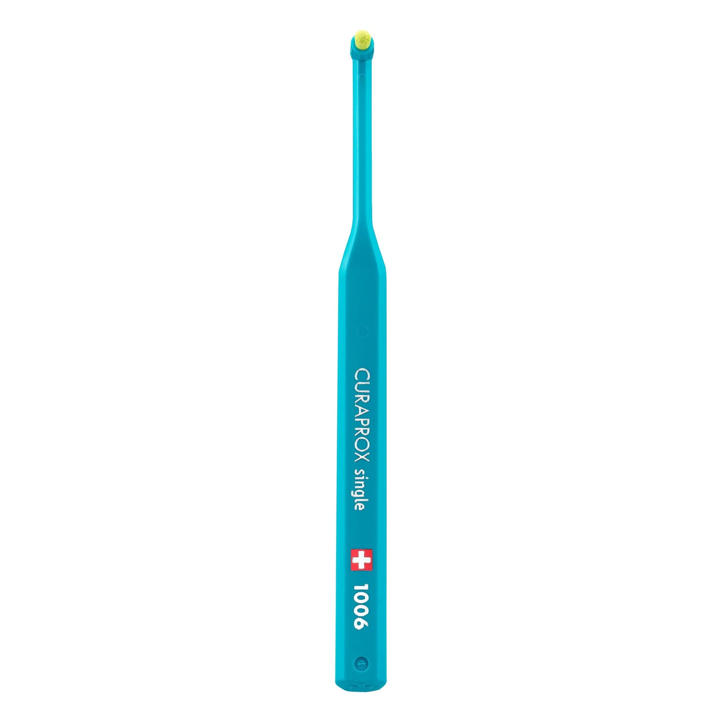 Curaprox CS 1006 Single Toothbrush – Targeted Cleaning for Gumline and Braces | Ultra-Soft Single Tuft | for Sensitive Teeth and Implants