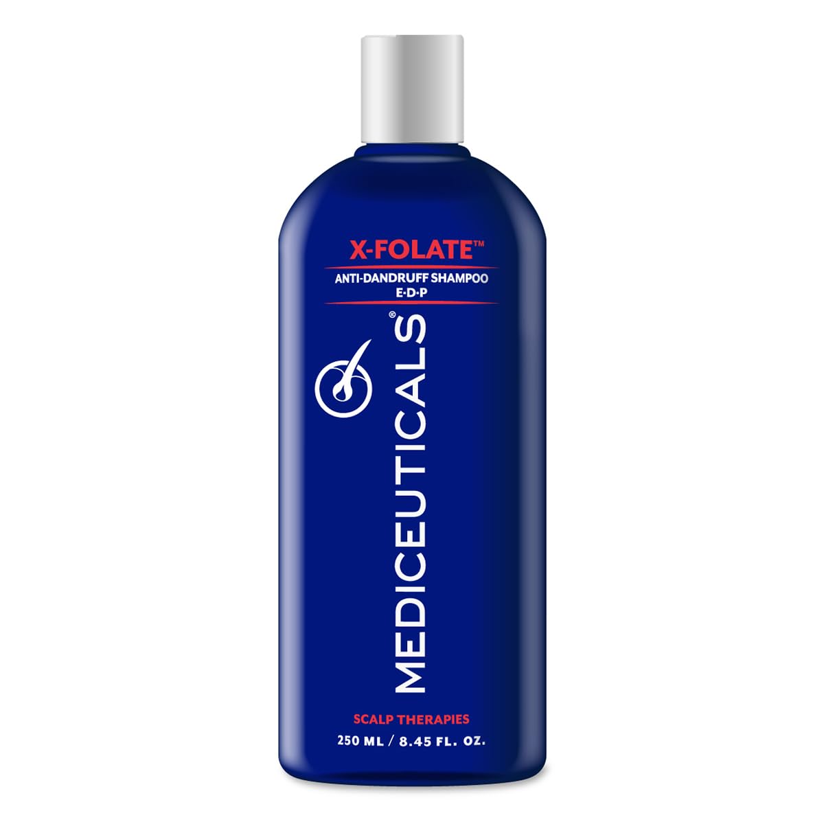 X-Folate Anti-Dandruff Shampoo for Men & Women | Persistent Control for Flaky Scalp - 8.45 oz/250ml
