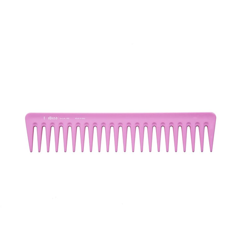 Ibiza Hair Detangling Comb - Professional-Grade Styling Tool for Straight & Curly Hair | Rose Scented, Wet or Dry Use