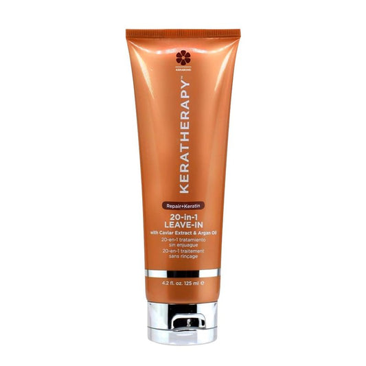 KERATHERAPY Keratin Infused KeratinFIXX 20-in-1 Leave-in, 4.2 fl. oz., 125 ml - Smoothing Leave in Conditioner Transforms Your Hair with 20 Benefits in 1 Easy Step - With Caviar Extract, & Argan Oil