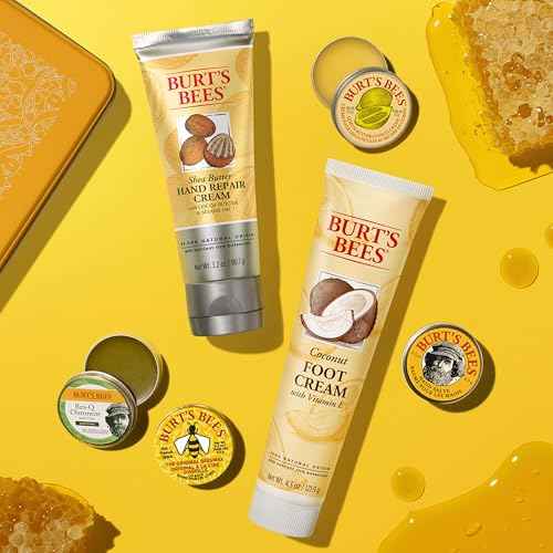 Burt's Bees Gifts Ideas - Classics Set, 6 Products in Giftable Tin ? Cuticle Cream, Hand Salve, Lip Balm, Res-Q Ointment, Hand Repair and Foot Cream
