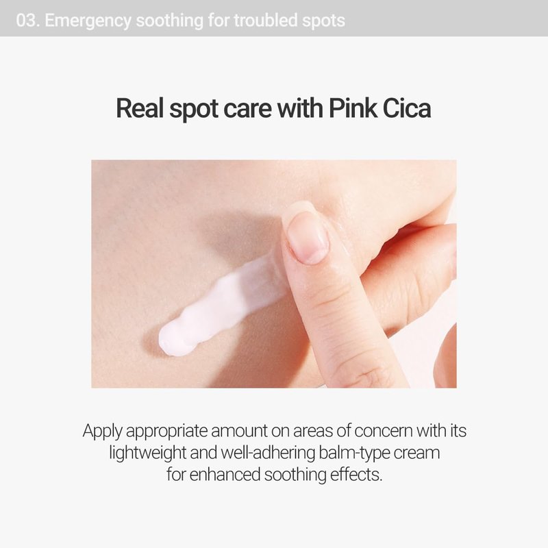 Cica Care Face Balm - Redness Relief Moisturizer for Acne-Prone, Sensitive Skin | Scar-Reducing with Calamine & Madecassoside | Vegan, Korean Skincare (1.4 fl oz)