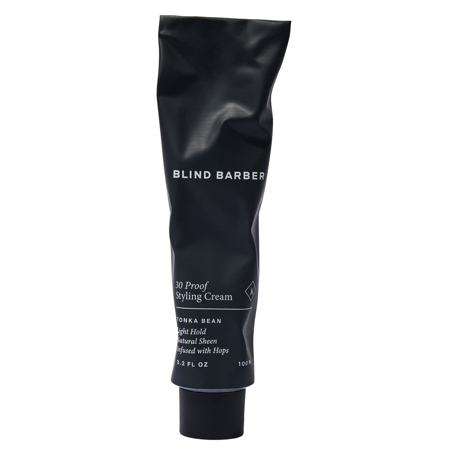 **Blind Barber Hair Cream for Men - Light Hold Styling & Beard Tamer | Tonka Bean Scent (3.2 Fl oz)**