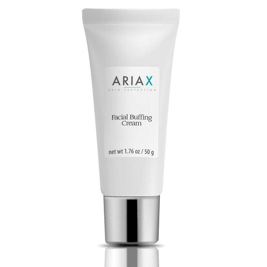 AriaX Premium Facial Buffing Cream | 100% Organic | Anti Aging, Deep Moisturizing, For Women and Men | Sensitive Dry Combination Or Oily Skin | 1.75 oz