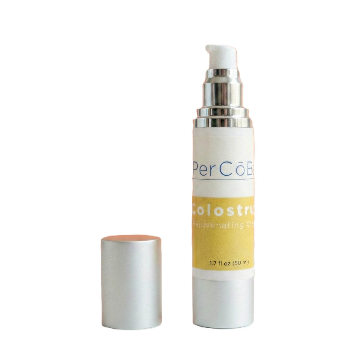 PerCōBa Colostrum Rejuvenating Cream - Anti-Aging Face, Neck & Hand Moisturizer with Vitamin A, E, and Jojoba - Non-Greasy Hydrating Cream for Radiant, Youthful Skin - 1.7 fl.oz.