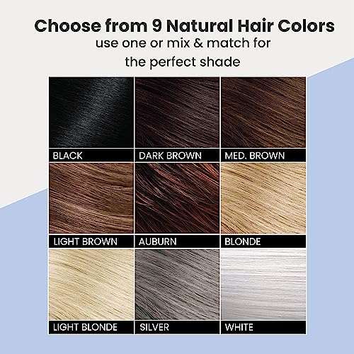 Top Secret Hair Thickening Building Fibers Refills - Undetectable & Natural Hair Filler - for Men & Women - Instantly Fill In Fine Thinning Hair - Weather & Sweat Resistant (Silver, Regular)