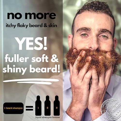 Professor Fuzzworthy's Beard SHAMPOO with All Natural Oils From Tasmania Australia - 120gm