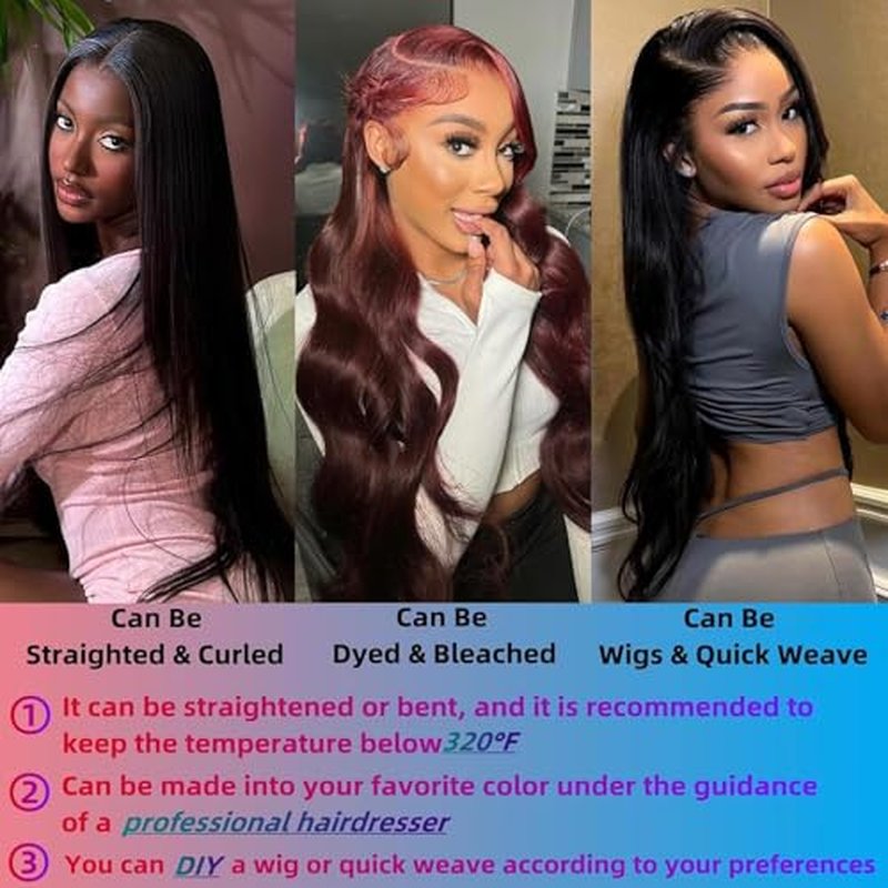 Body Wave Bundles Human Hair 18 20 22 Inch 12A Brazilian Human Hair Bundles 100% Unprocessed Virgin Human Hair Extensions For Women Natural Color