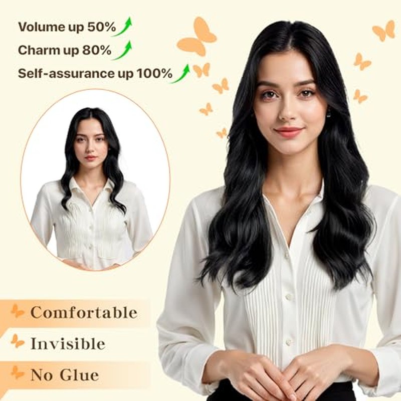 Clip in Hair Extensions Long Straight, 100% Real Human Hair,No Tangle & Smooth,120g, 20 Inch,#30 Light Auburn