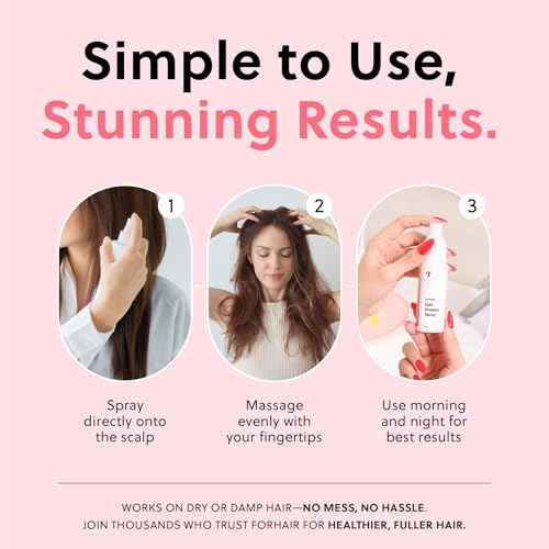 Revolutionary Hair Regrowth Serum - Fights Hair Thinning & Hair Loss - Strengthens, Thickens and Accelerates Hair Growth- Non Greasy and Hormone Free Spray For Scalp- 50ml - Forhair