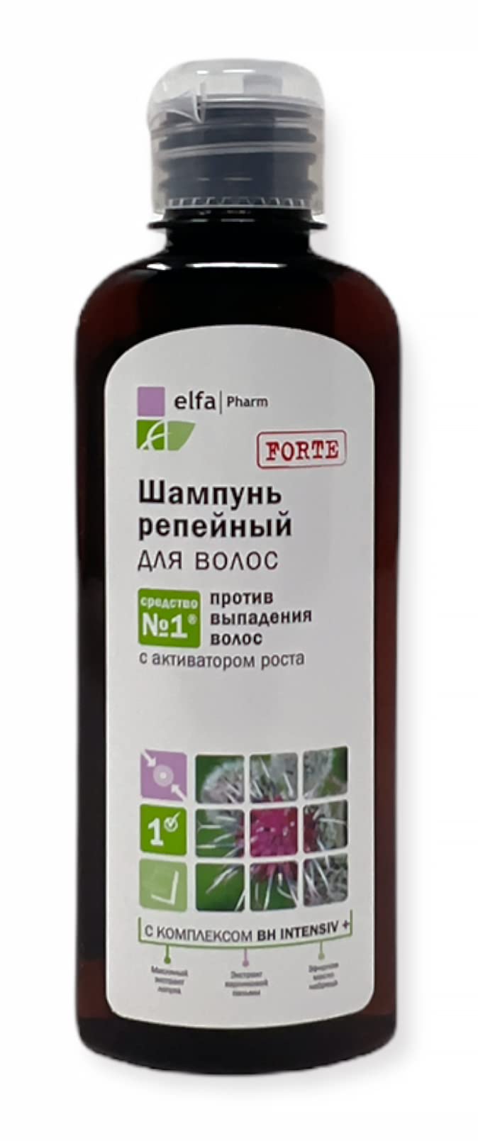 Elfa Pharm Intensive Therapy BH Intensive+ Shampoo Against Hair Loss with Growth Activator, 6.7 Ounce