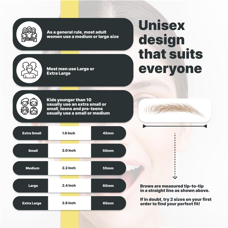 Temporary Eyebrow Tattoos - 20 Pairs Waterproof & Smudge-Proof Realistic Stickers for Men & Women | Medium Brown, Easy to Apply
