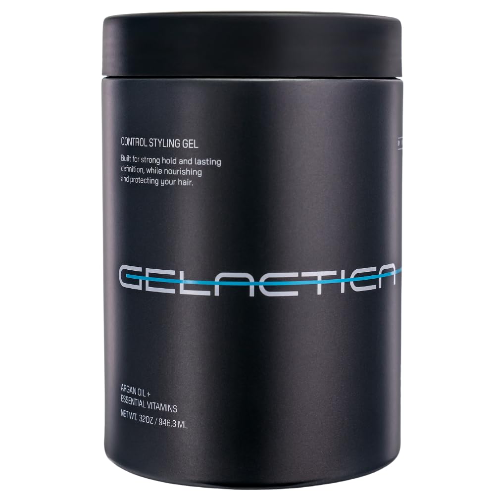 Max Control Hair Gel for Men - Alcohol-Free Strong Hold Styling Gel | Natural Extracts, 32 oz