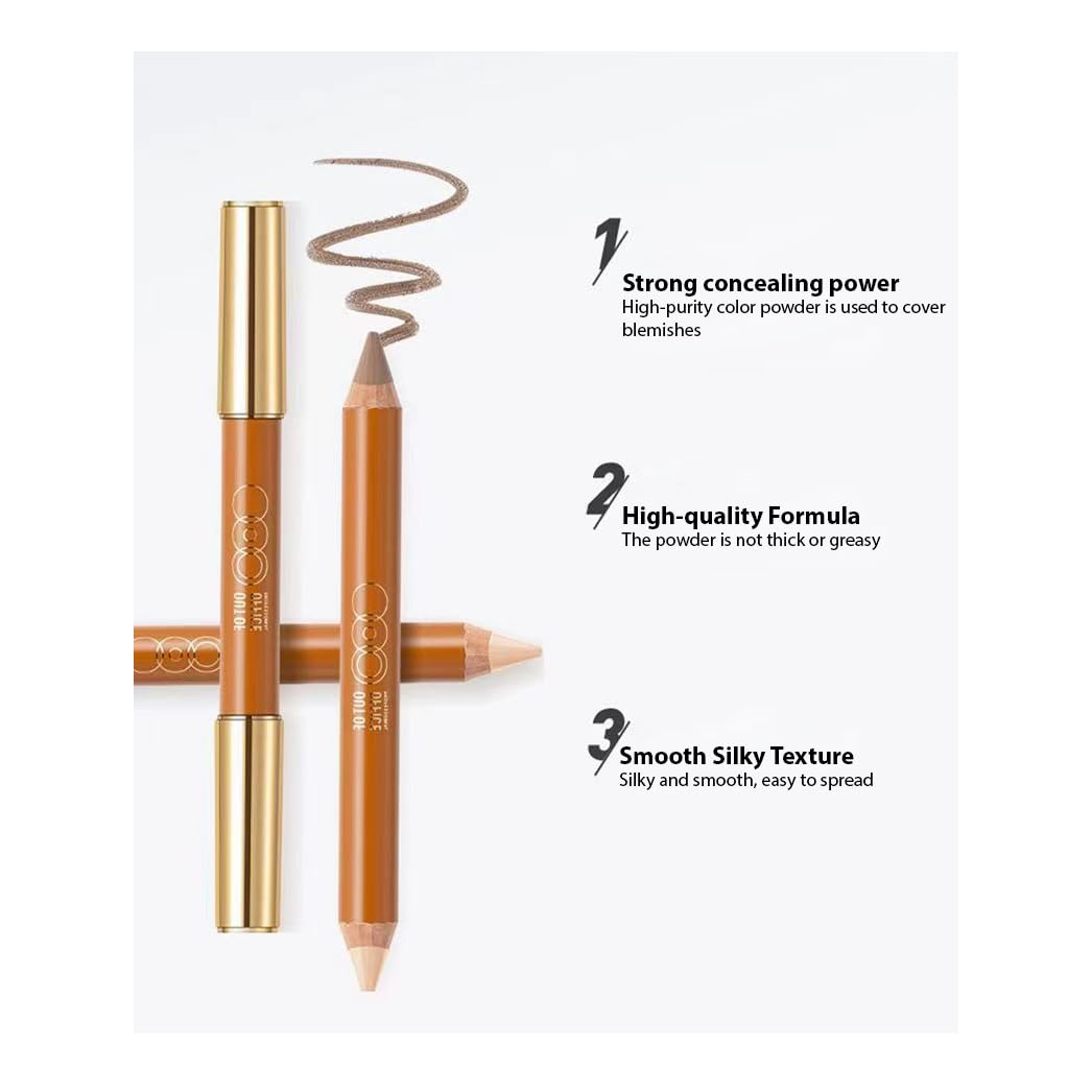 Double-Ended Contour Pencil Highlighter - Multi-Functional Makeup Tool | 5g