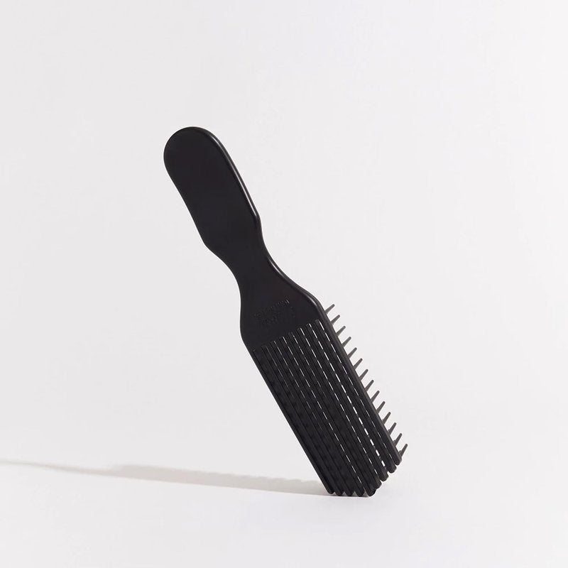 Felicia Leatherwood Black Detangler Brush - Pain-Free Tangle Removal for Kinky, Curly, Wavy, and Straight Hair | All Ages