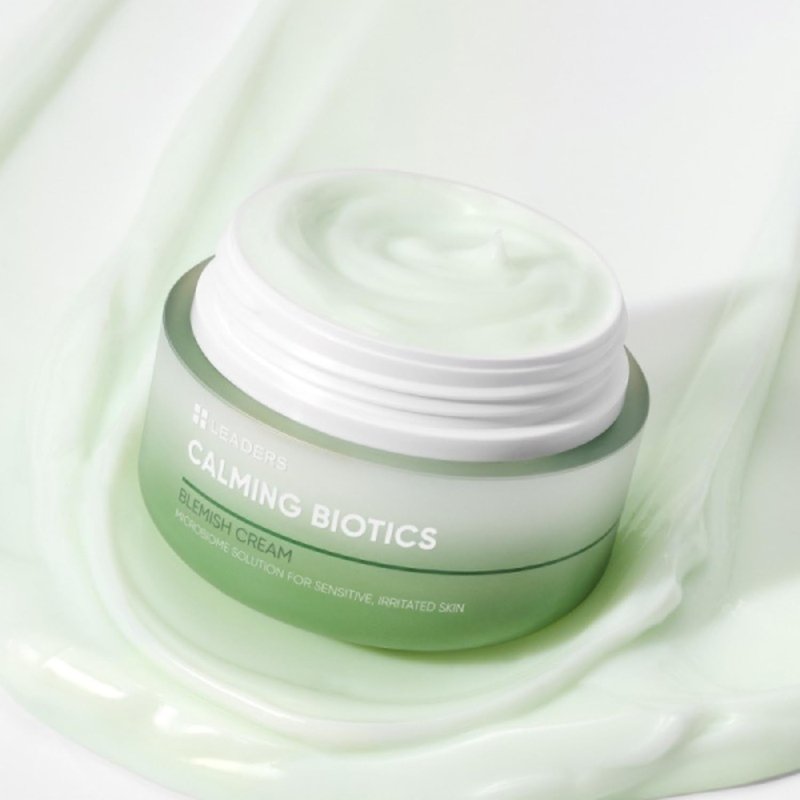 Leaders Calming Biotics Cream - For Sensitive Acne-Prone Skin, Hydrating, Soothing & Calming Formula to Strengthen Skin Health & Barrier, 50ml