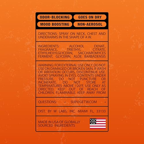 Jake Paul Chainsaw Body Spray for Men By W, Odor Blocking Body Deodorant, Long Lasting Protection, Limited Edition, 3.4 fl oz