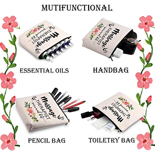 WCGXKO Massage Therapist Makeup Bag Massage Therapist Survival Kit Massage Therapy Graduation Gift
