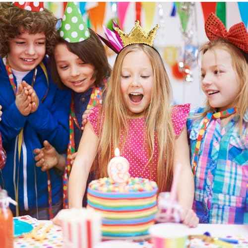 Sequins Crown Headband Christmas Glitter Crowns Hair Band Gold Hair Hoop Hair Accessories for Girls Women Birthday