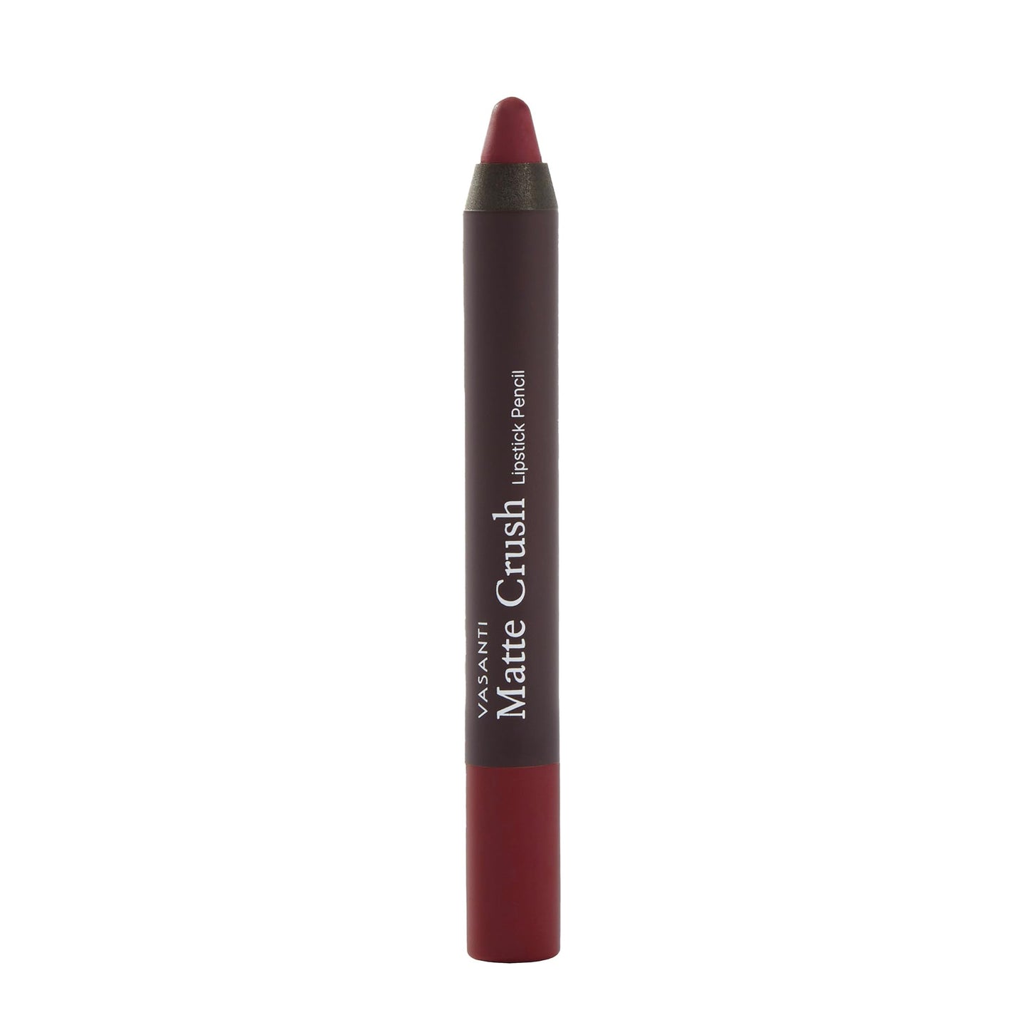 VASANTI Matte Crush Lipstick Pencil (Rosy Pout) | Long-Lasting, Water-Resistant Lip Liner Pencil that Won’t Smudge | Highly Pigmented, Soft Matte Lip Pencil
