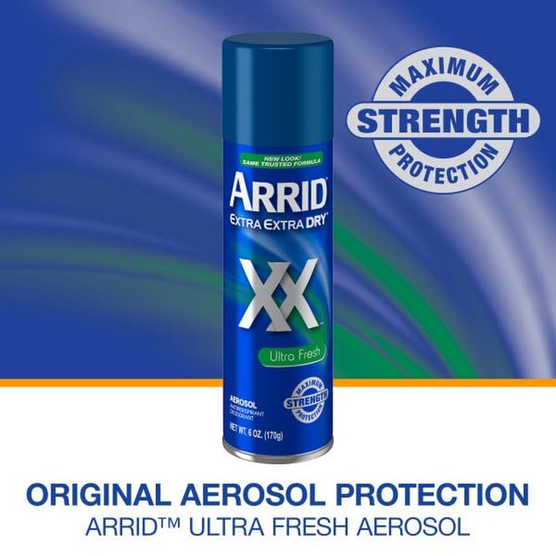 Arrid XX Extra Extra Dry Antiperspirant Deodorant - Ultra Fresh | 6 oz, Pack of 6