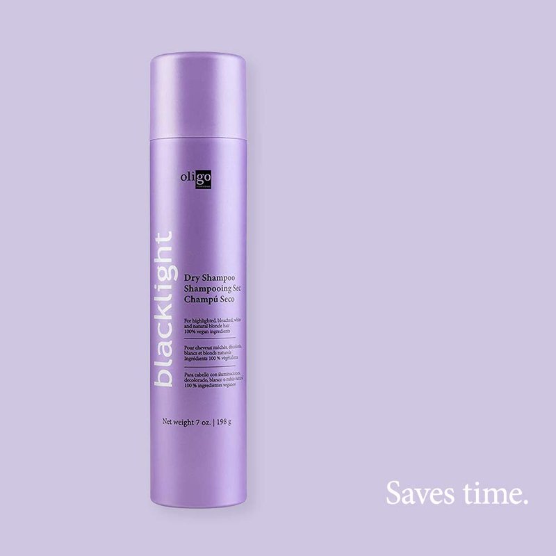Oligo Professionnel - Blacklight Dry Shampoo for all hair types - Vegan - Weightless volume - Leaves hair feeling clean - Neutralizes odor - Residue free - 7oz