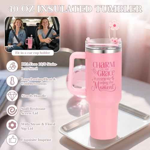 Self Care Gifts for Women Birthday Gift - Get Well Gifts Basket Thank You Gifts, Rose Relaxing Spa Gift Basket Self Care Package for Women Her Mom Friend Wife Sister Best Friend Coworker Nurse Teacher