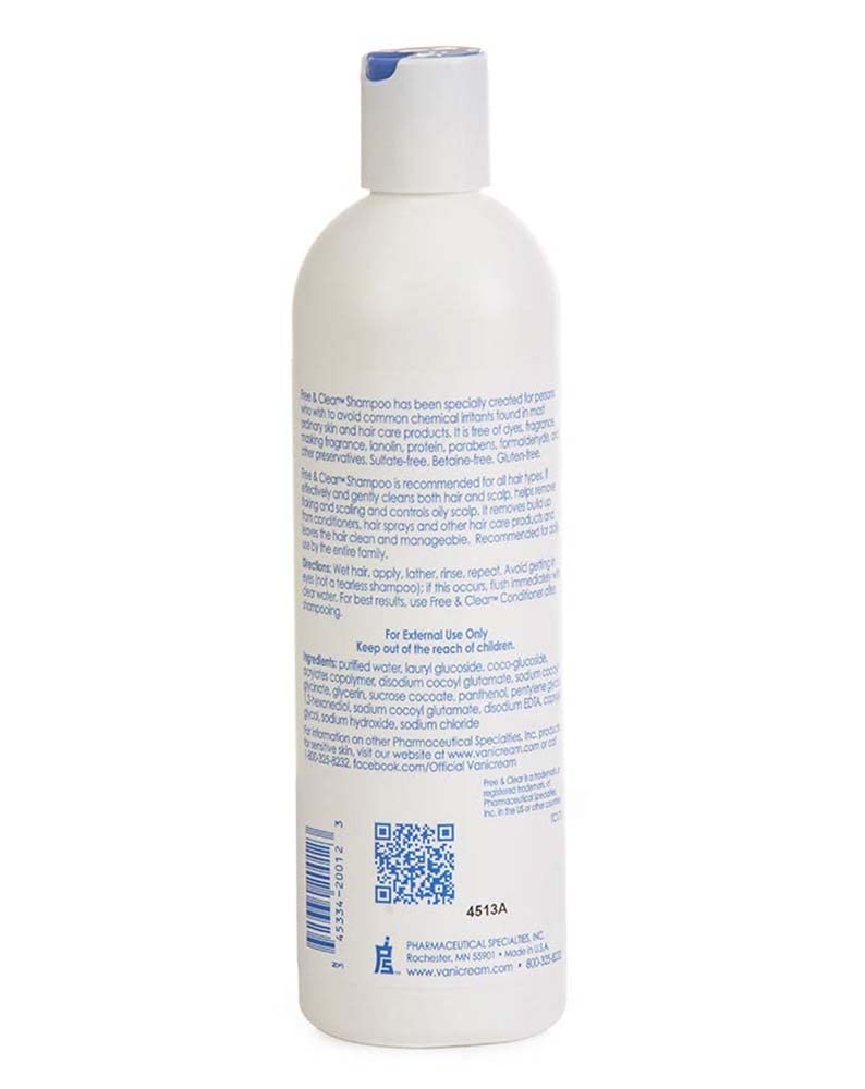 Vanicream Shampoo for Sensitive Skin, Dermatologist Tested, Free of Dyes, Fragrance, Parabens and Formaldehyde Releasers, Sulfate-Free, 12 fl oz (Pack of 3)
