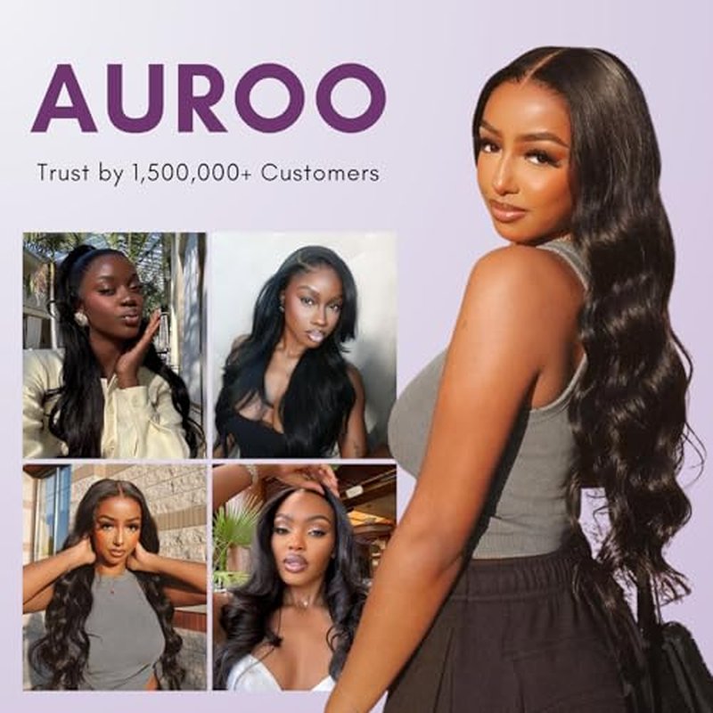 14A Raw Bundles Human Hair Body Wave, 100% Indian Virgin Raw Hair Bundles Wavy Long Lifespan No Shedding Double Drawn Premium Full-Bodied Quality Quick Weaves #Natural Black (14 14 14 Inch)