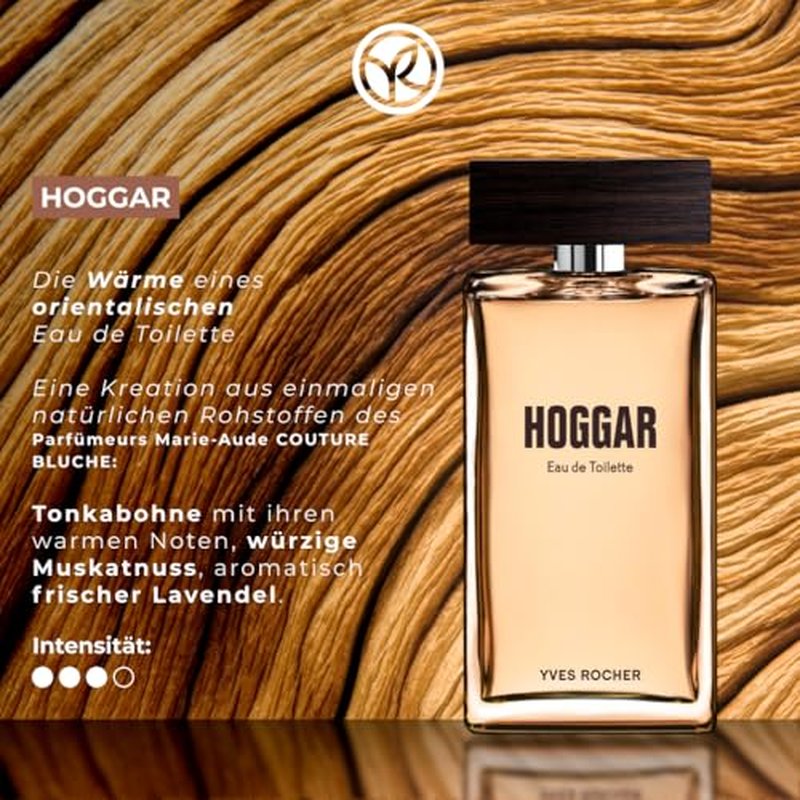 Yves Rocher Hoggar - Eau de Toilette for Men, 100 ml./3.3 fl.oz.