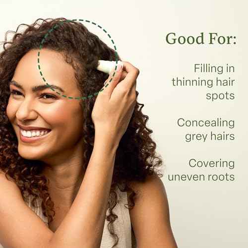 Divi Root Touch-Up Powder for Hair Coverage ? Temporary Concealing Powder ? Conceals Bald Spots & Reduces the Appearance of Thinning Hair ? Sweat & Water Resistant for Women & Men, 0.07oz