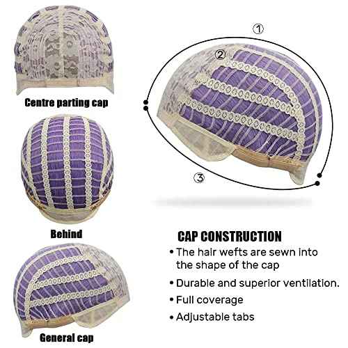 ANESHE Rainbow Ombre Wigs Colorful Ombre Wavy Wig for Women Long Curly Heat Resistant Synthetic Hair Wigs for Cosplay Party