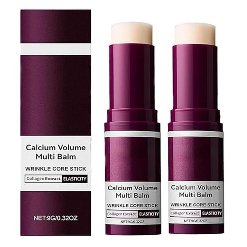 Vitaliq Anti Wrinkle Calcium Balm, Stick,Wrinkle Core Stick with Calcium,Intensive Repair Moisturizing Cream£¨2pcs)