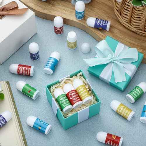 50 Pcs Thank You Christmas Mini Lip Balm Bulk Gifts for Women Christmas Lip Balm Gifts Natural Ingredients Products for Coworkers Employee Teacher Xmas Party Favors