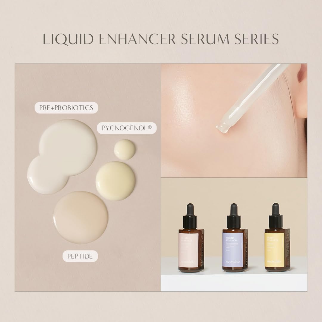 Liquid Enhancer Peptide 1.01 fl.oz. (30ml) - Collagen, Hyaluronic Acid, Facial Serum for Rejuvenating, Firming Skin, for Early Aging, Fine Line Improvement
