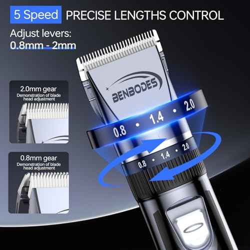 Men's Hair Clippers & Beard Trimmer Grooming Kit£¬All-in-one Professional Hair Cutting kit,Cordless Rechargeable Hair Clipper for Men with LED Display for Men's Barbers Hair Trimmer and Body Care